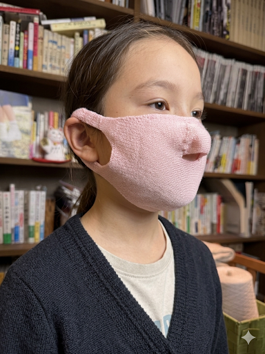 穴あきマスク