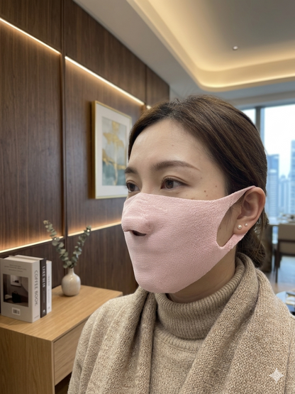 穴あきマスク