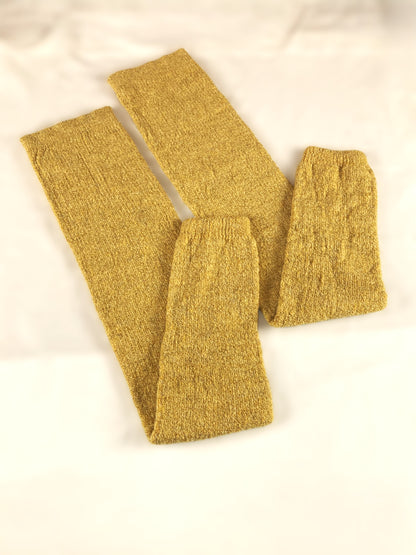 超ロングレッグウォーマー　ウール100%