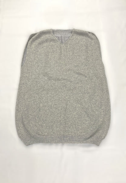 ロングベスト　ウール100%