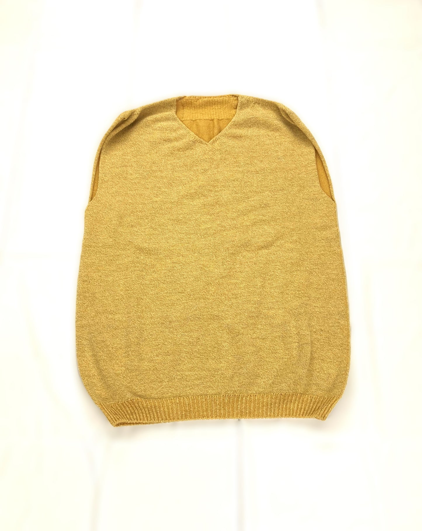 ロングベスト　ウール100%